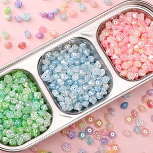 Camelia Roos Bloem DIY Losse Kralen Kunstparelmoer ABS Kunststof Materiaal Voor Sieraden Maken Armband Ketting Accessoires
