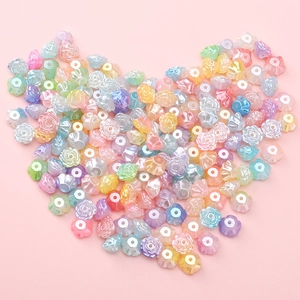 Kleurrijke ABS-parel camellia losse kralen voor DIY sieraden in macaron kleuren