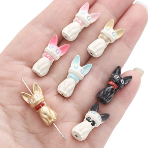 7Pcs Cartoon Eevee-style Alloy Pendants for DIY Phone Straps and Jewelry Making