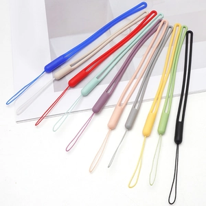 Dragonnes colorées en silicone liquide pour téléphones et clés en dix couleurs variées