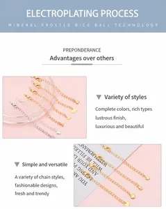 Detail of 14K gold plated chain extensions with star and heart charms for DIY jewelry