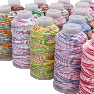 Corde in cotone e filo d'oro sfumato per accessori fai-da-te e decorazioni artigianali
