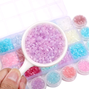Elegant Glass Cat Eye Donut Loose Beads For DIY Jewelry Making Bracelet Necklace Accessories Handmade Craft Material