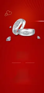 Detail of silver moissanite rings featuring geometric triangle patterns and shiny finish