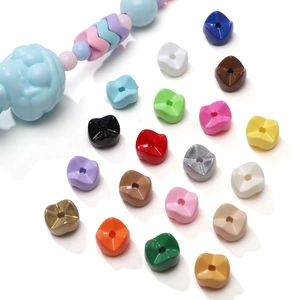 Colorful acrylic gear beads in star shape for DIY bracelet and necklace making projects