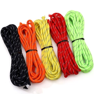Set van 5 reflecterende paracord touwen van 5 meter in felle kleuren voor DIY sieraden