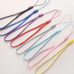 Gekleurde gevlochten polyester lanyards voor telefoons en sleutels in 8 diverse kleuren