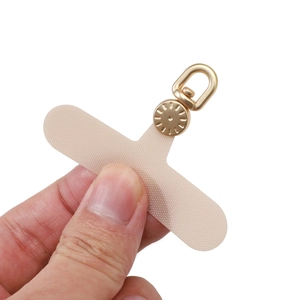 Oxford cloth phone lanyard tab with 360-degree rotating gold metal hook for DIY crafts