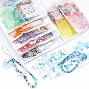 Kit bijoux DIY style baroque avec perles en argile et pendentifs pour bijoux de téléphone