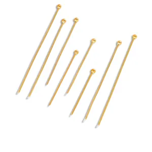 Gold Stainless Steel Ball Head Pins DIY Jewelry Making Findings Earrings Bracelet Necklace Connector Pins