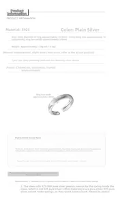 Detailed specifications of S925 sterling silver frosted ring with brushed texture finish