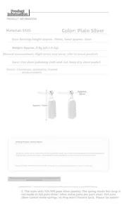 Detail specifications of S925 sterling silver chain tassel stud earrings 19mm in height