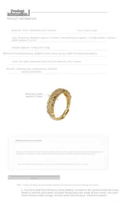 Detail view of S925 silver wheat ear ring showing 5.2mm width and adjustable open band
