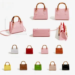Detail view of mini jelly bag dimensions 20x10x16cm and various color options