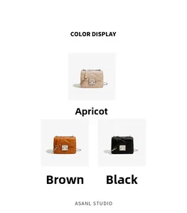 Options de couleur incluant beige, marron et noir pour sacs à bandoulière en similicuir