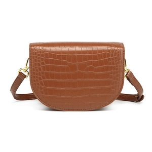 Bolso de Silla de PU con Patrón de Cocodrilo Vintage para Mujer Bolso de Hombro con Hebilla Dorada Elegante Bolso de Mano Diario