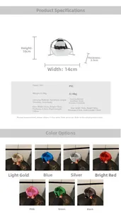 Detailed spec sheet for oval acrylic evening bag with PVC texture and chain strap options