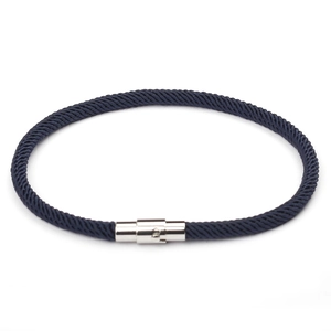 Handmade Braided Rope Bracelet With Magnetic Alloy Buckle Lucky String Cord Jewelry For Couples Valentine Day Gift Daily