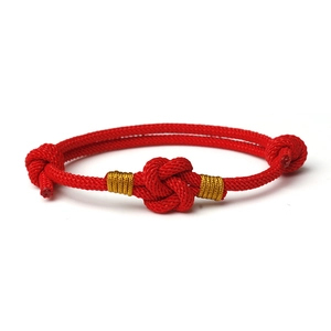 Handmade Woven Rope Heart Knot Bracelet Adjustable Minimalist Milan Line Couple Jewelry For Valentine's Day Gift Unisex