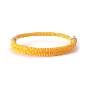 Handmade Braided Rope Bracelet Adjustable Minimalist Nautical Style Alloy Buckle Hand Woven String Wristband For Men Women Students Couple Gift