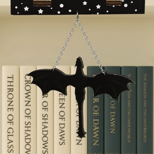 Creative flying dragon wall hanging decoration for home library with celestial base