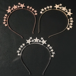 Eleganter Stern Strass Künstliche Perle Haarband Für Damen Metall Tiara Haarreif Für Hochzeit Party Feier Haarschmuck