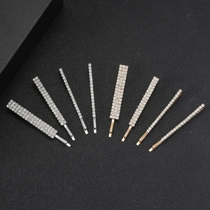 Set di Fermagli per Capelli di Lusso con Strass per Donna Forcine in Metallo Lega Dorate Argentate Forcine in Cristallo Accessori per Capelli