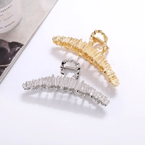Pince à Cheveux de Style Coréen pour Femmes Grande Pince en Alliage Élégante Minimaliste en Métal Accessoires