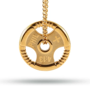 Fitness Gewichtsplaat Hanger Halsketting Voor Mannen Vrouwen Titanium Staal Inspirerende Bijbelvers Gym Sport Mode Sieraden