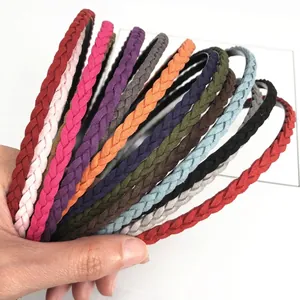 Cerchietto Intrecciato in Similcamoscio Stile Coreano Alla Moda Semplice Fascia per Capelli Torta per Donna Accessori