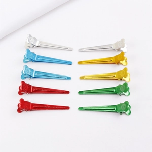 Koreanischer Stil Einbrennlack Metall Entenschnabel Haarspangen Krokodilklemmen Für Damen Mädchen Haarschmuck
