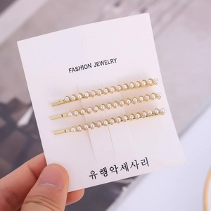 Eleganti Fermagli per Capelli con Künstliche Perle Sintetiche Forcine in Lega Dorata Stile Coreano per Donna Accessori per Acconciature Sposa