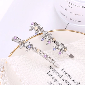 Elegante Haarklammern Aus Zinklegierung Im Koreanischen Stil Für Damen Strass Schleife Haarnadeln Mode Haarschmuck