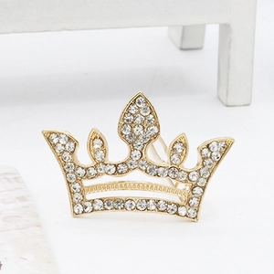 Elegant Alloy Crystal Crown Hair Clips For Women Girls Princess Mini Tiara Hairpins Wedding Party Jewelry Accessory