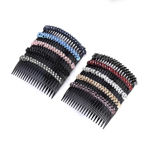 Peigne à Cheveux en Strass Fait à la Main pour Femme Style Coréen Élégant Peigne Décoratif Accessoires de Cheveux Mariée pour Mariage Fête