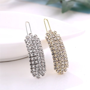 Barrettes à Cheveux en Alliage de Luxe avec Nœud en Strass pour Femmes Plaqué Or Argent Papillon Étoile Note de Musique