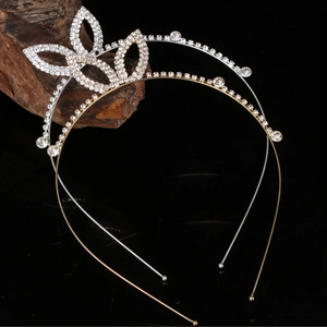 Simpatico Cerchietto con Orecchie di Coniglio in Lega di Strass Lucidi per Ragazze Cerchietto per Capelli Alla Moda Placcato Oro Argento Bambini Accessori per Capelli da Festa