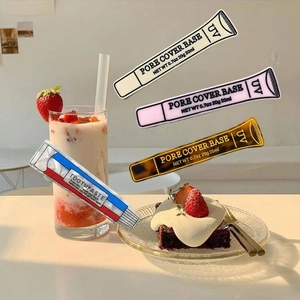 Whimsical acetate hair clips in sunscreen and toothpaste tube designs for girls