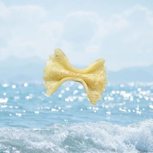 Elegante fermaglio per capelli in acetato a forma di farfalla con strass scintillante