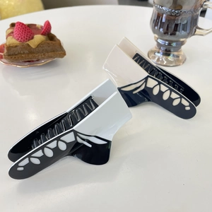 Acetate Ballet Shoe Shape Hair Claw Clip Elegant Hollow Out Hair Accessories For Women Sweet Style Hair Clamp Gift