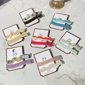 Women Acetate Hair Clip Set Marble Pattern Wavy Hairpin Matte Frosted Letter Hair Accessory Side Clip For Daily Dating