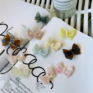 Fermagli per Capelli a Farfalla Colorati in Acetato Stile Coreano Eleganti Fermagli a Becco d'Anatra Texture Marmo per Donna