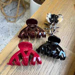 Pince à Cheveux en Acétate Style Français Élégante Queue de Phénix Pince Requin pour Femmes Coiffure Cheveux Épais Accessoires