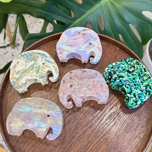 Acetate Elephant Shark Hair Claw Clip Cartoon Animal Marble Pattern Handmade Sweet Styling Tools Women Hair Accessories