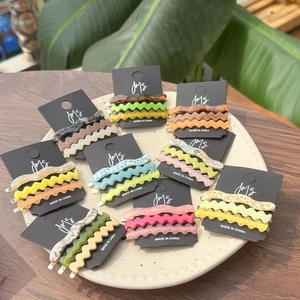 Barrettes à Cheveux en Acétate Ondulé Élégantes Pinces Bec de Canard Style Français Motif Marbré et Léopard Accessoires Cheveux Femme