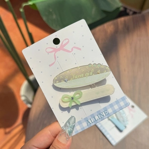 Set de barrettes à cheveux avec strass étincelants et motifs de nœuds fleuris pour femmes