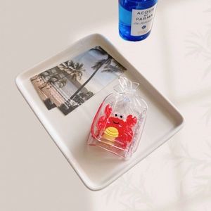 Creative transparent ocean crab themed headphone case for AirPods with funny 3D design