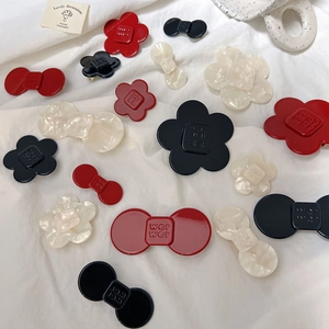Pinces à Cheveux en Acétate Élégantes Fleur Nœud Style Coréen Doux Camélia Barrette Accessoires de Coiffure pour Femmes