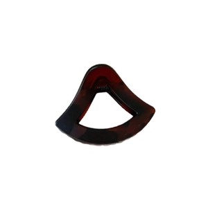 6 cm Haarklammer mit Schildpatt-Muster und elegantem französischem Design