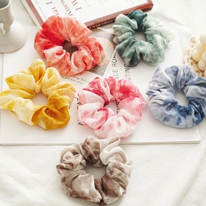 Scrunchies in Chiffon Tie-Dye alla Moda da Donna Elastici per Capelli Grandi Supporto per Coda di Cavallo Accessori per Capelli
